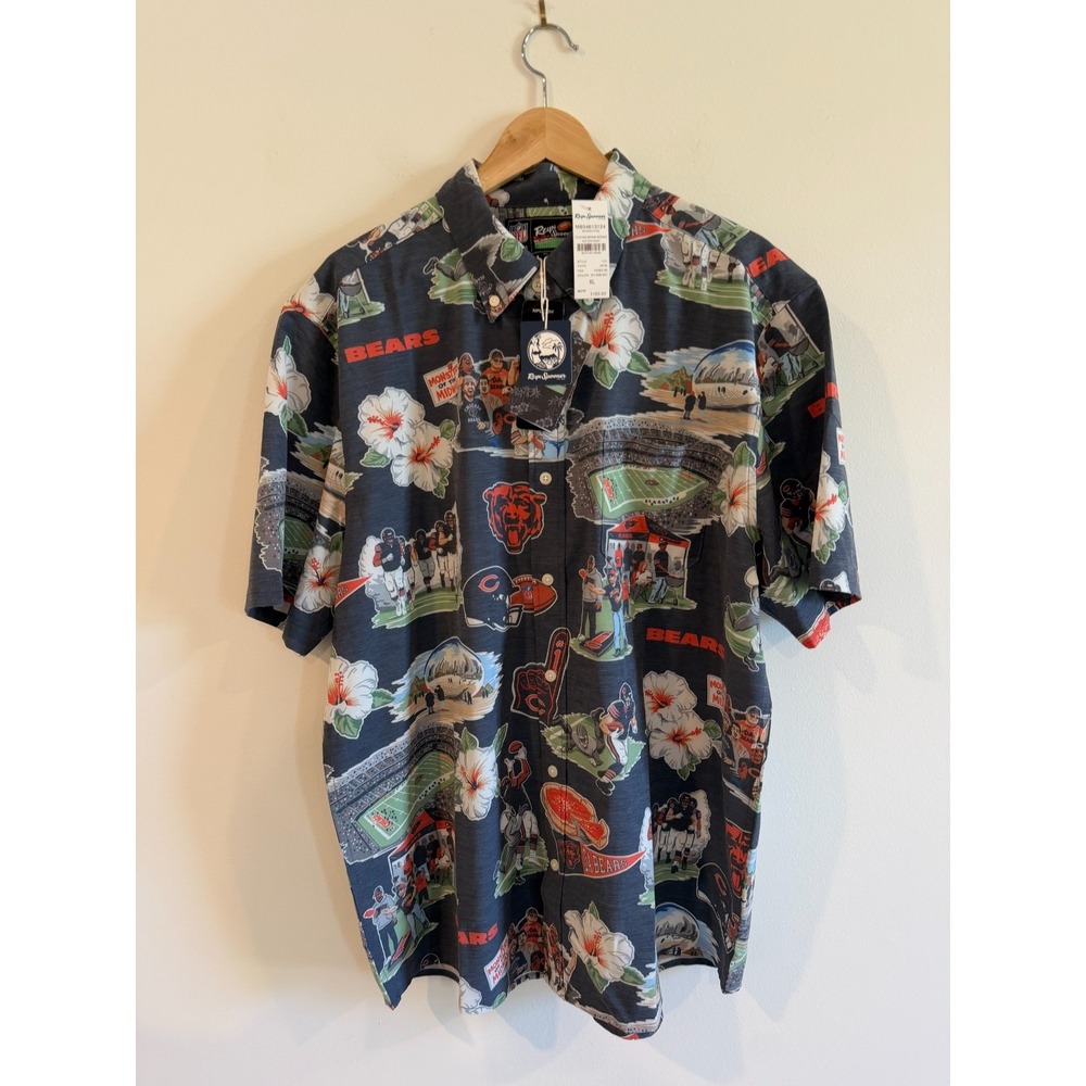 NWT Reyn Spooner NFL Chicago Bears Button Shirt Mens XL